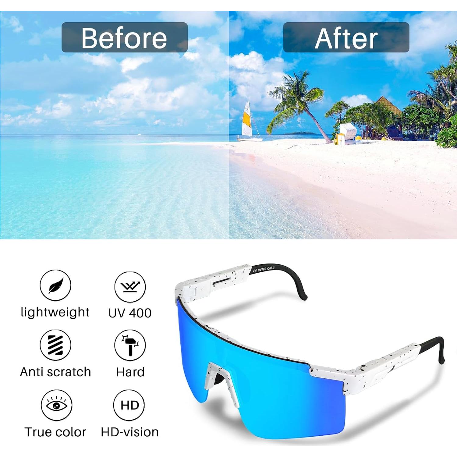 Gafas de Ciclismo Douide Sungla0706 UV400 Unisex