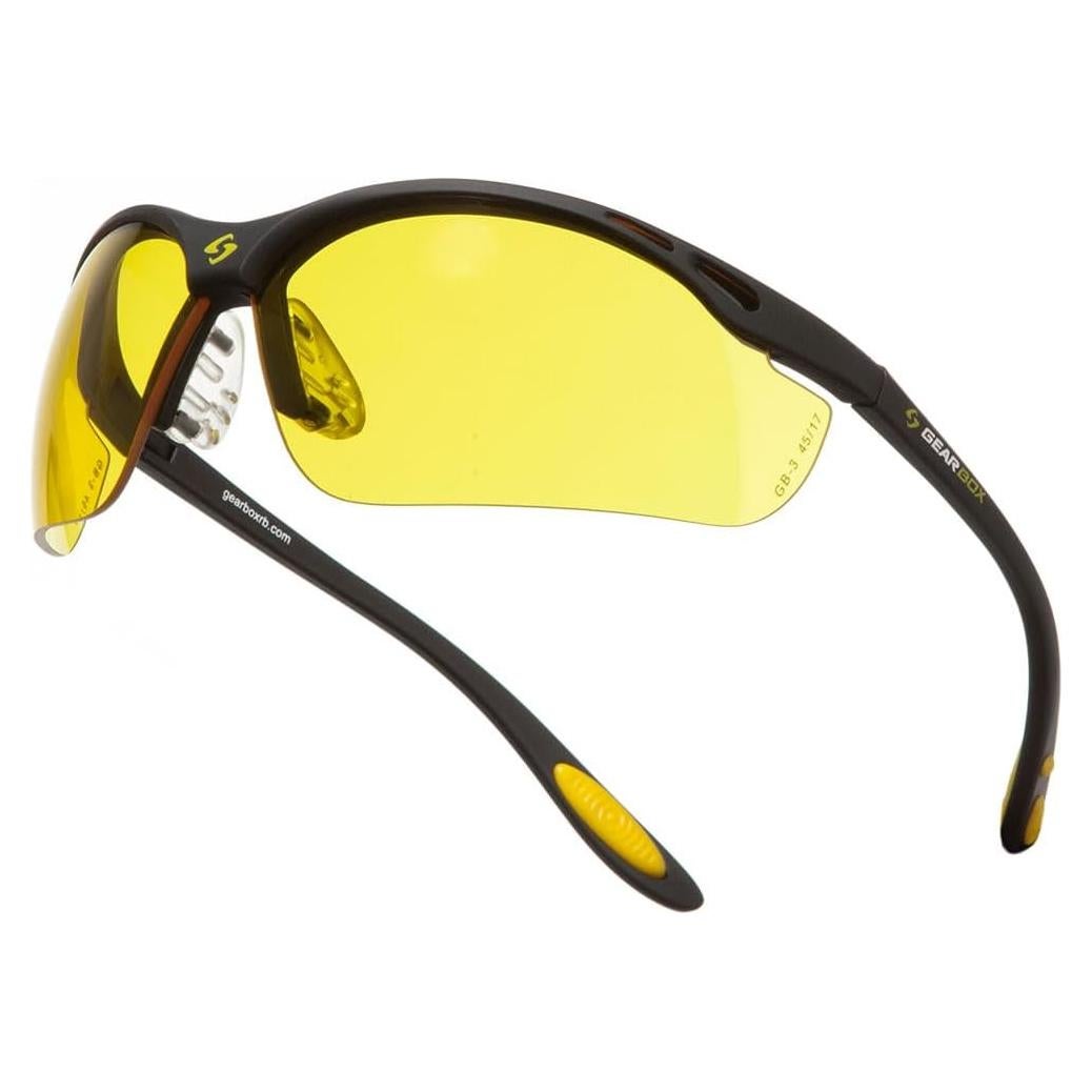 Gafas de Protección Gearbox Vision Ámbar con Estuche Duro