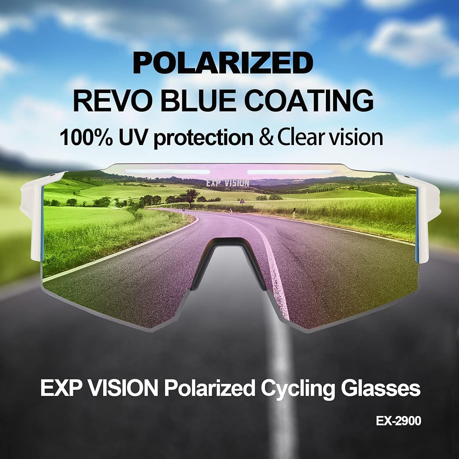 Gafas de Ciclismo Polarizadas TOP VISION EX9200 UV400 Rosa