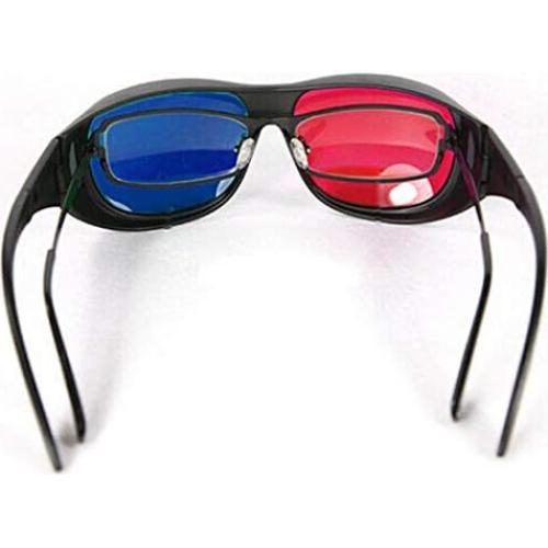 Paquete de 2 Gafas 3D VizGiz Rojo y Cian para Películas