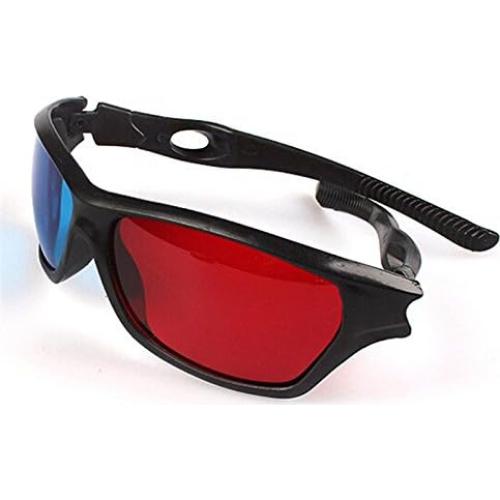 Paquete de 2 Gafas 3D VizGiz Rojo y Cian para Películas