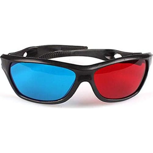 Paquete de 2 Gafas 3D VizGiz Rojo y Cian para Películas