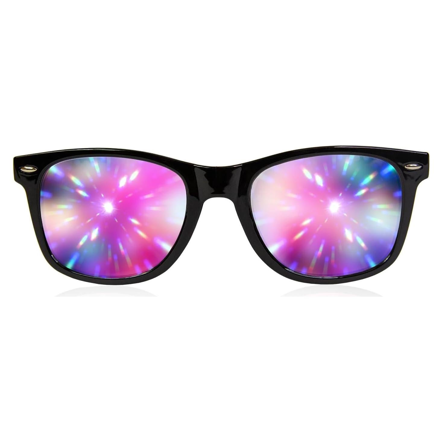 Gafas de Difracción GloFX Ultimate - Negro Mate - Prisma 3D