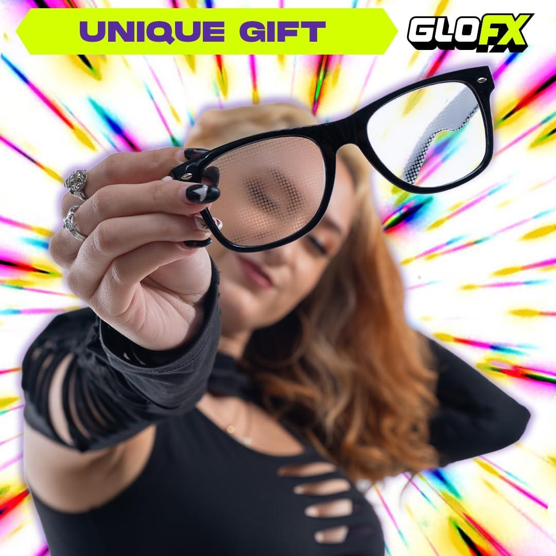 Gafas de Difracción GloFX Ultimate - Negro Mate - Prisma 3D