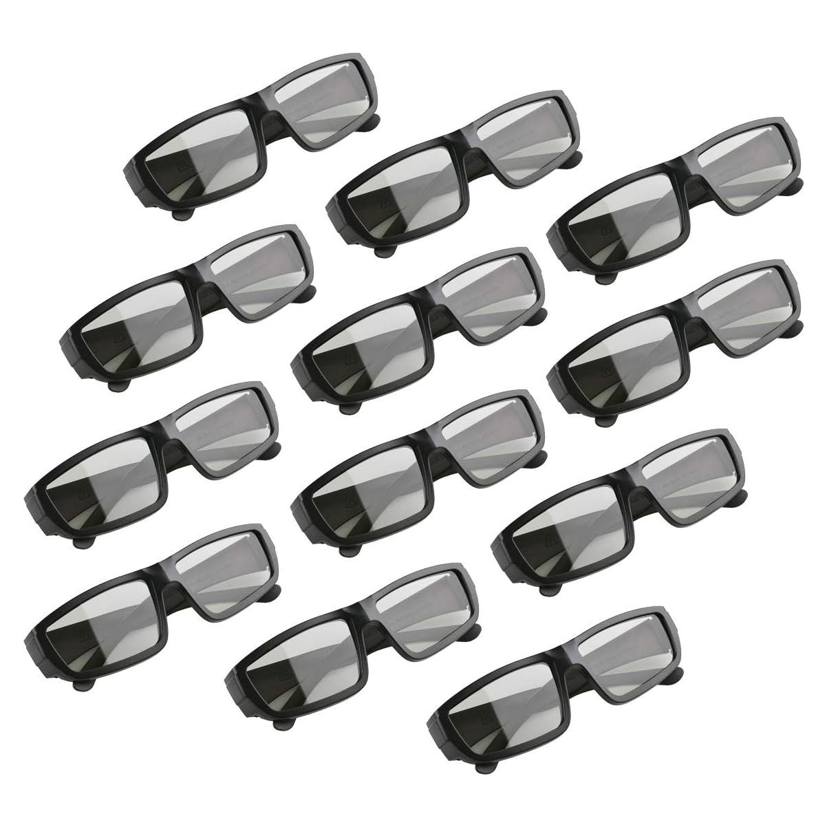 Gafas 3D GELETE pasivas unisex para cine y TV 12 piezas