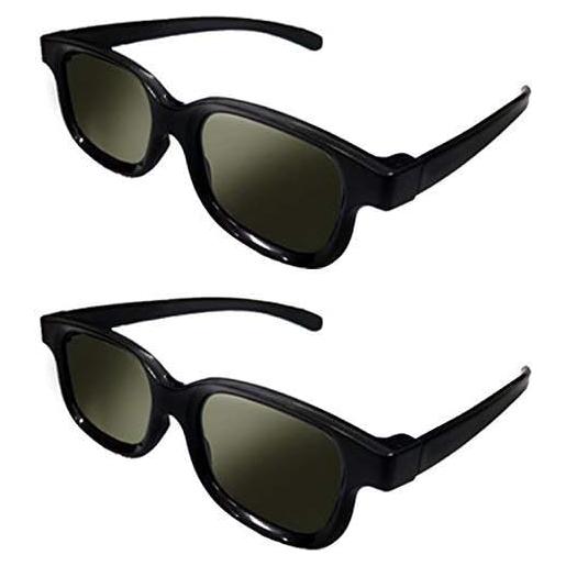 Lote de 2 Gafas 3D RealD Pasivas para TV y Cine