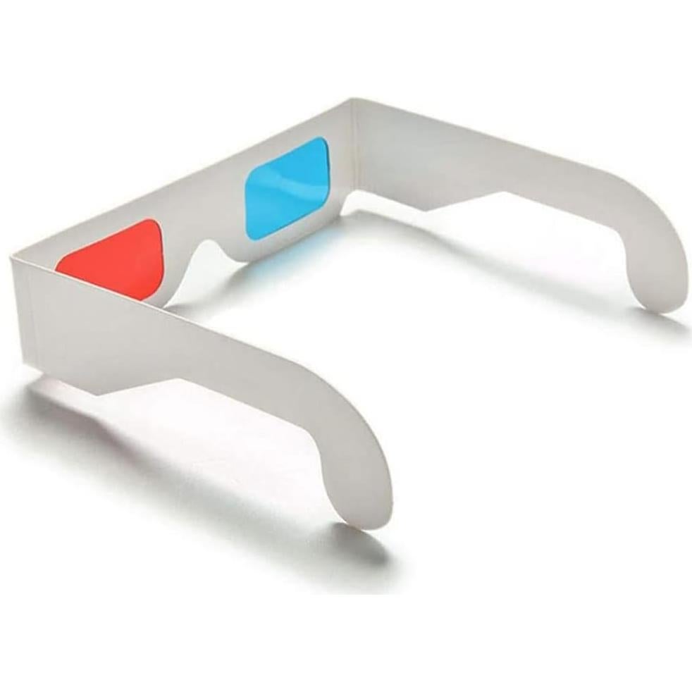 Gafas 3D Anaglifo Beikalone 50 pares Cartón Blanco