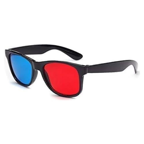 Gafas 3D Rojas y Azules Jowxsx para TV y Video 17x5cm