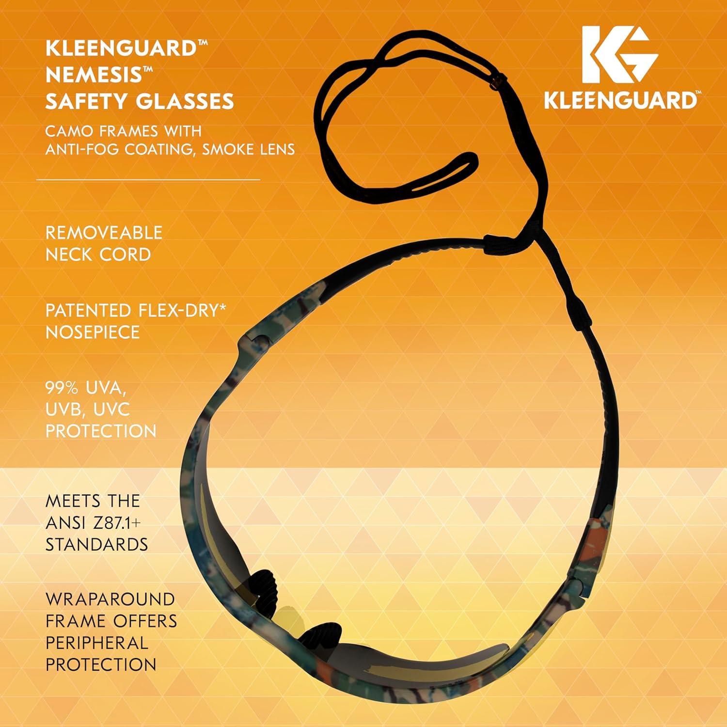 Gafas de Seguridad KleenGuard V30 Nemesis 12 Pares Antivaho