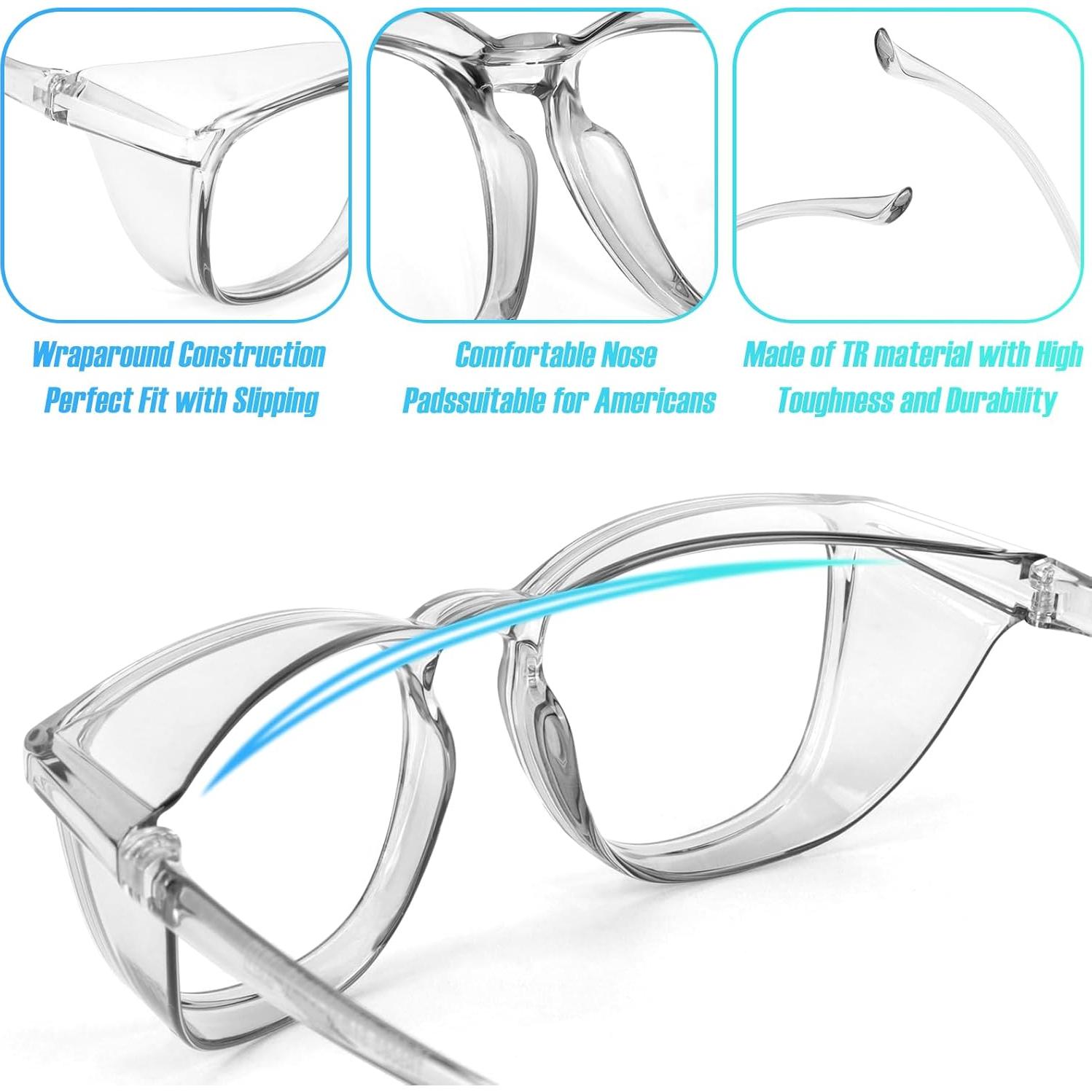 Paquete de 4 Gafas de Seguridad YENPK Anti Niebla UV