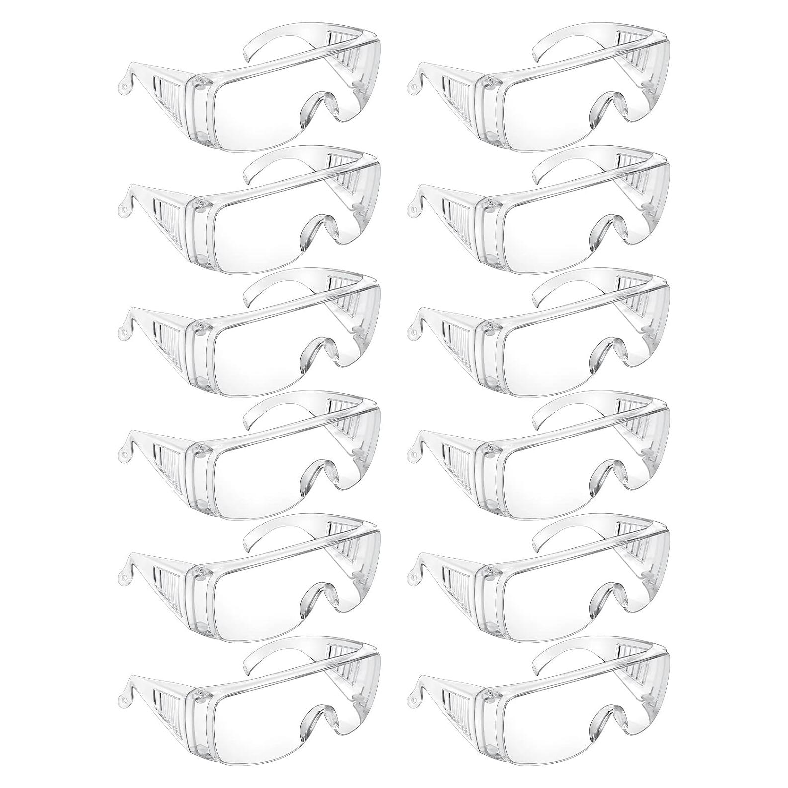 Gafas de Seguridad Queekay 12 Pares Anti Arañazos