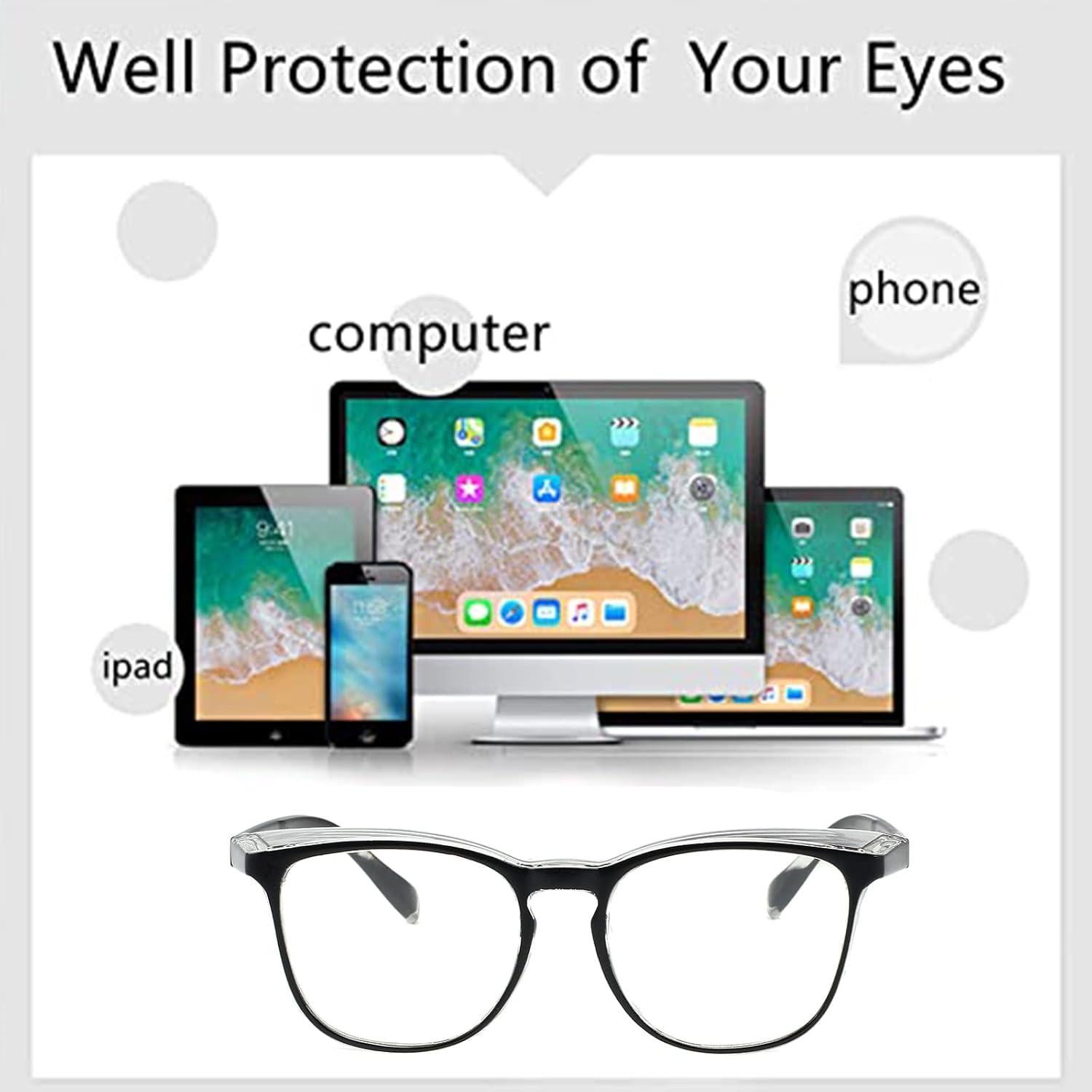 Gafas de Seguridad BYEYETEARS Anti Niebla 2 Pack Adulto