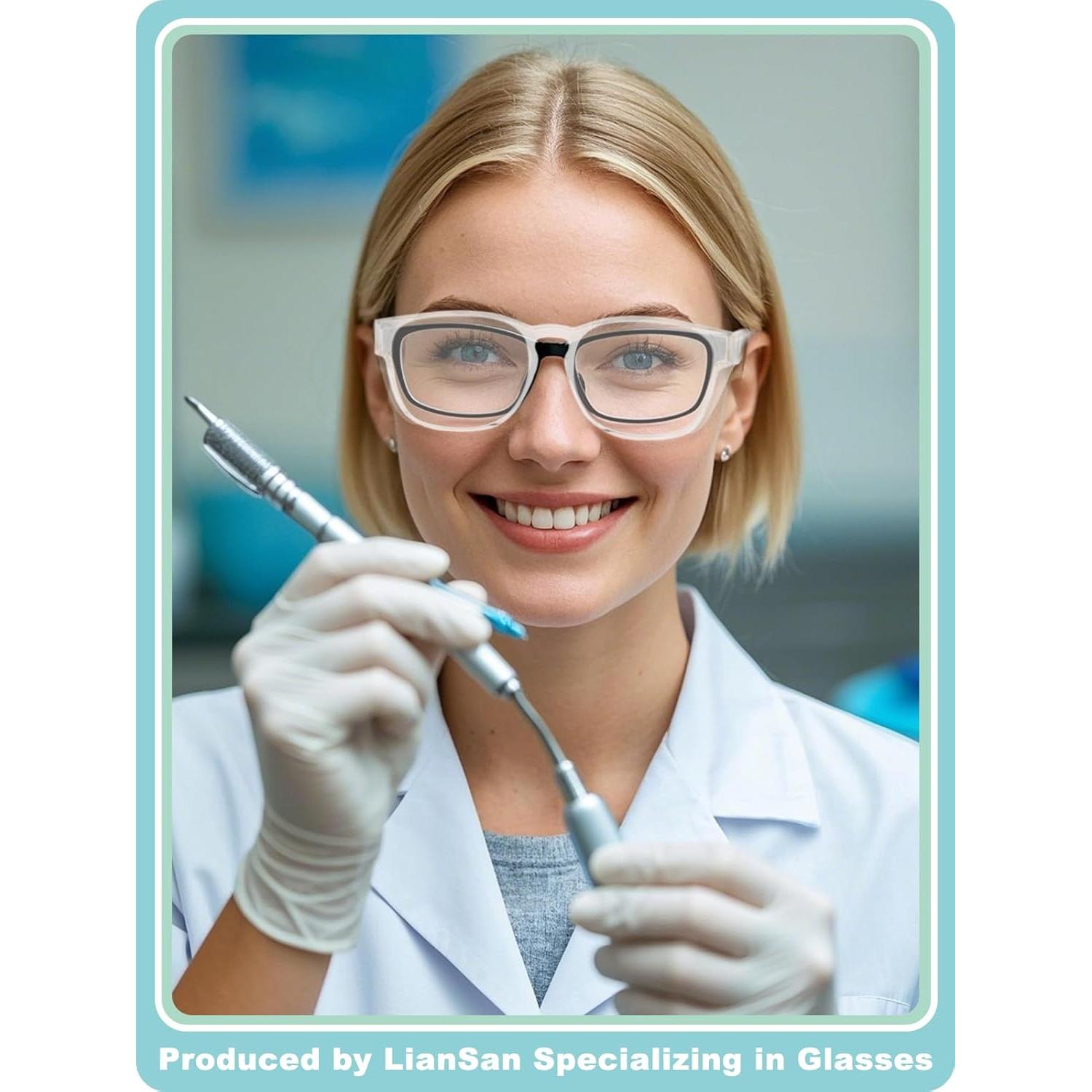 Gafas de Seguridad LianSan Antivaho para Lentes Graduadas