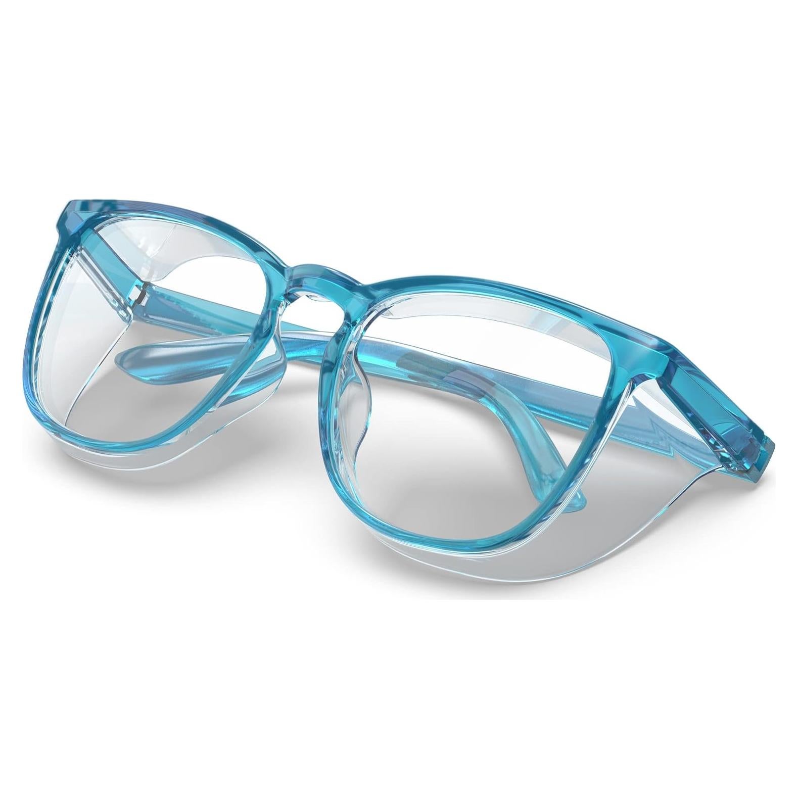 Gafas de Seguridad Anti-Vaho Azul Marino - Ligeras y Modernas