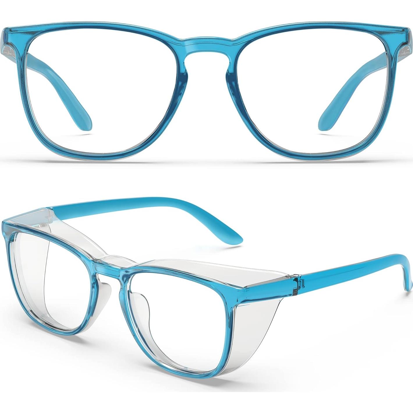 Gafas de Seguridad Anti-Vaho Azul Marino - Ligeras y Modernas