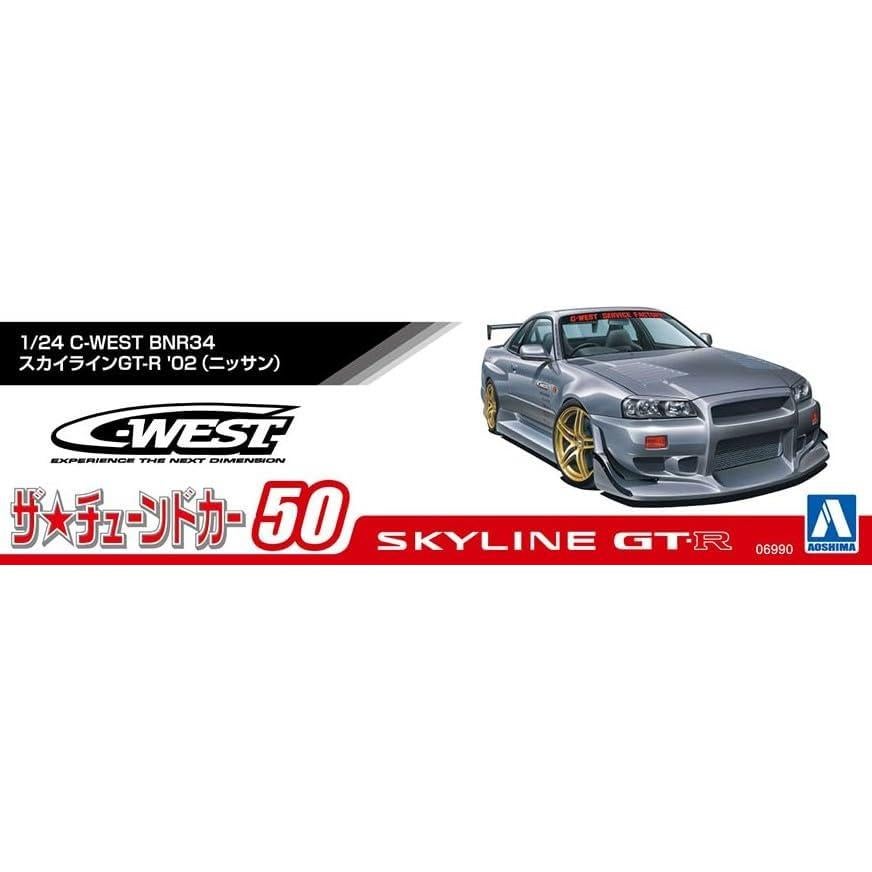 Kit de Modelo Nissan C-West BNR34 Skyline GT-R 2002 1:24