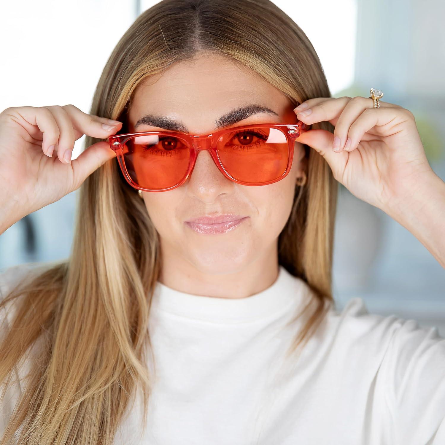 Paquete de 10 Gafas de Terapia de Color Silimojay - Cromoterapia