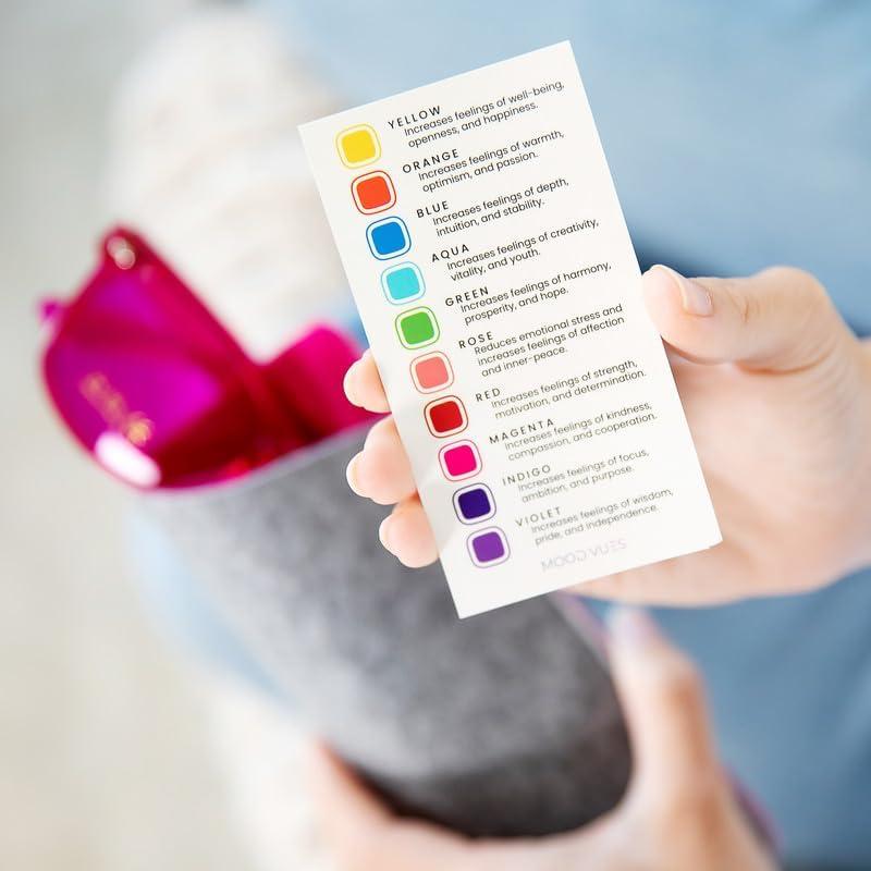 Paquete de 10 Gafas de Terapia de Color Silimojay - Cromoterapia