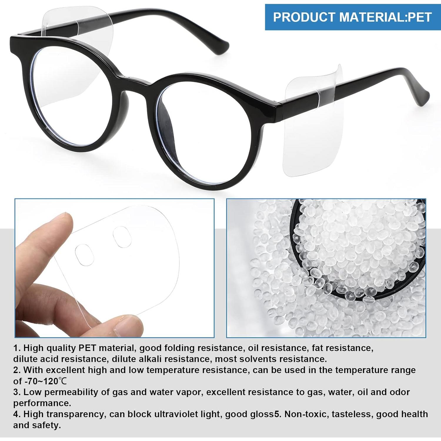 Gafas de Seguridad Oudain con Protectores Laterales 60 Pzas