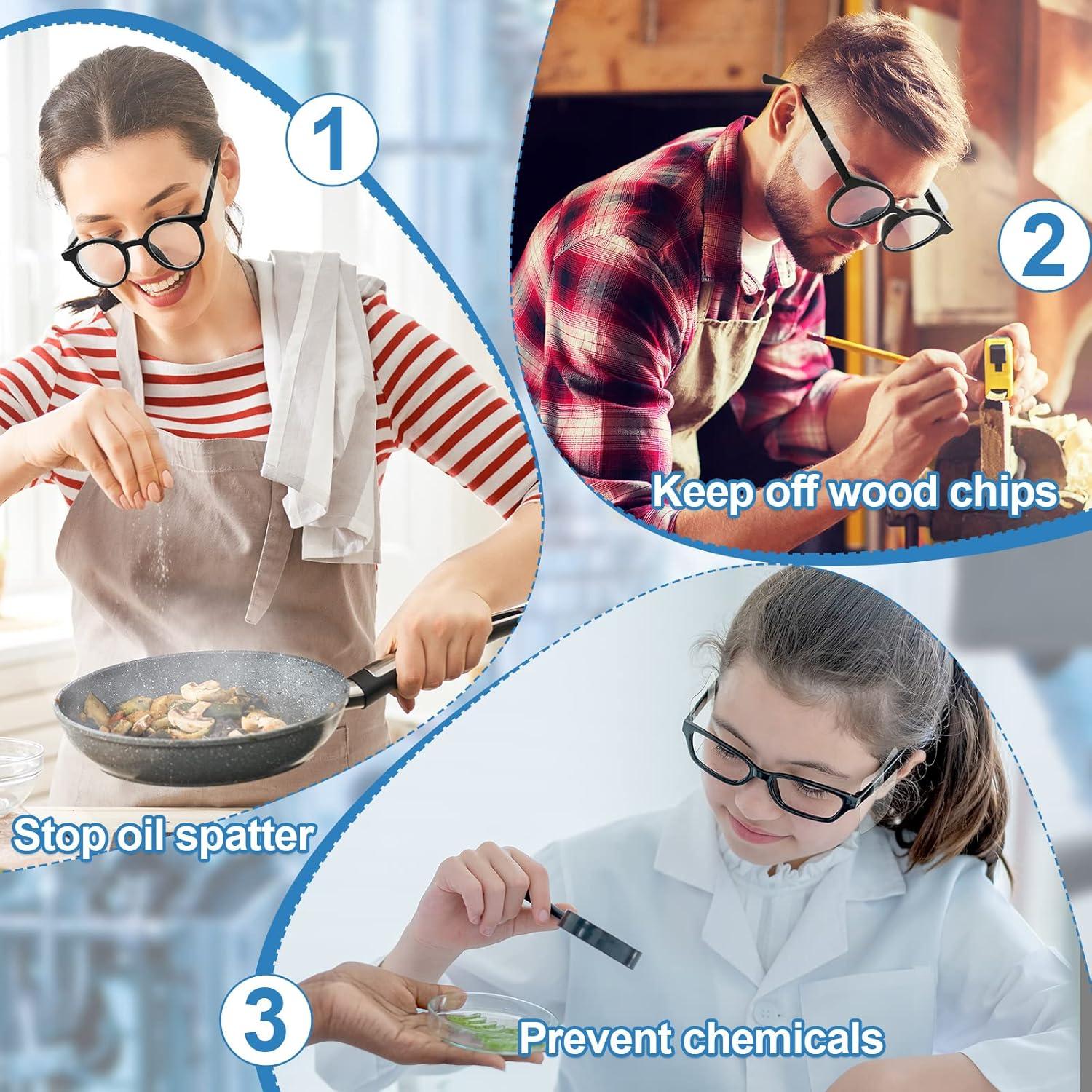 Gafas de Seguridad Oudain con Protectores Laterales 60 Pzas