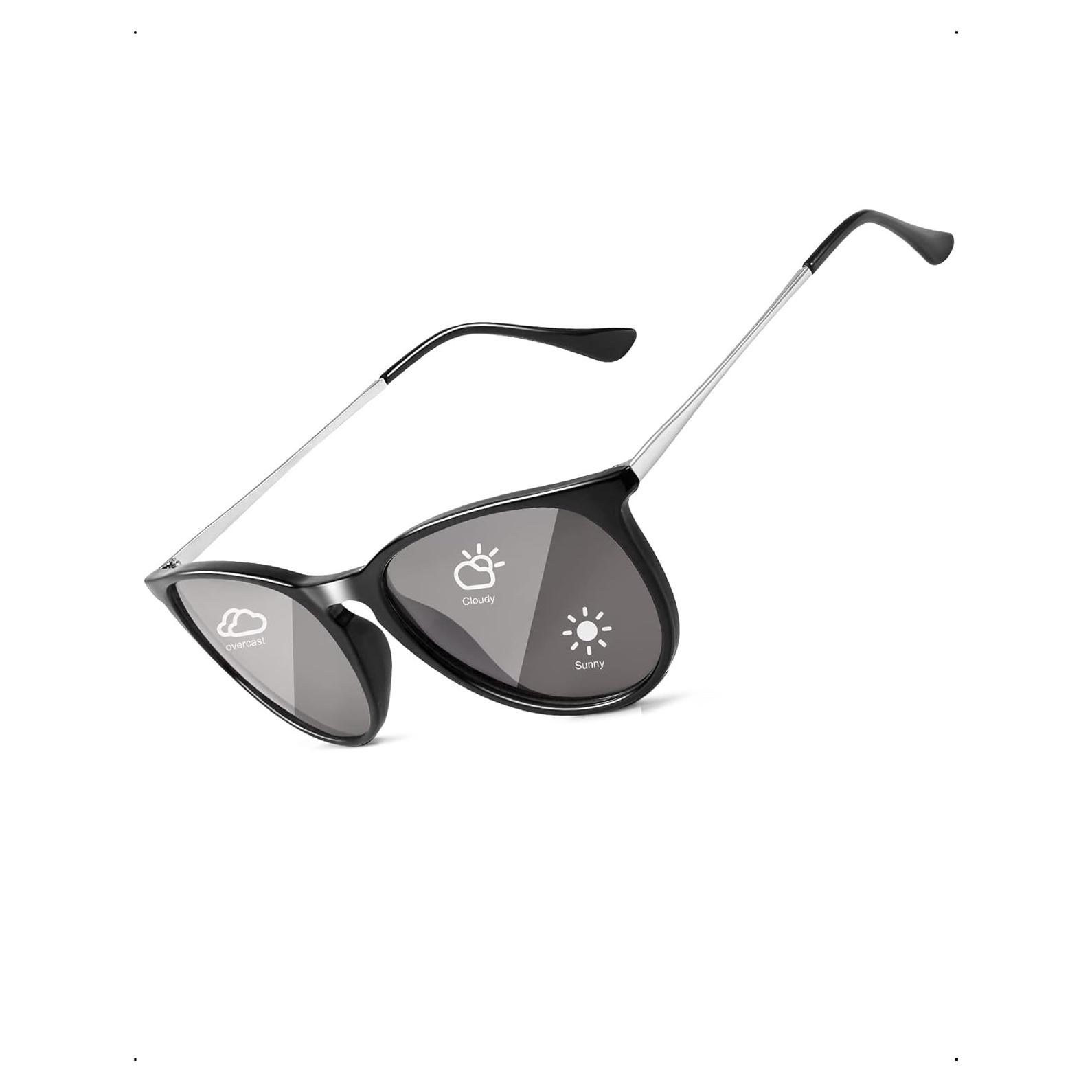 Gafas de sol fotoquímicas TJUTR polarizadas UV400 para mujer