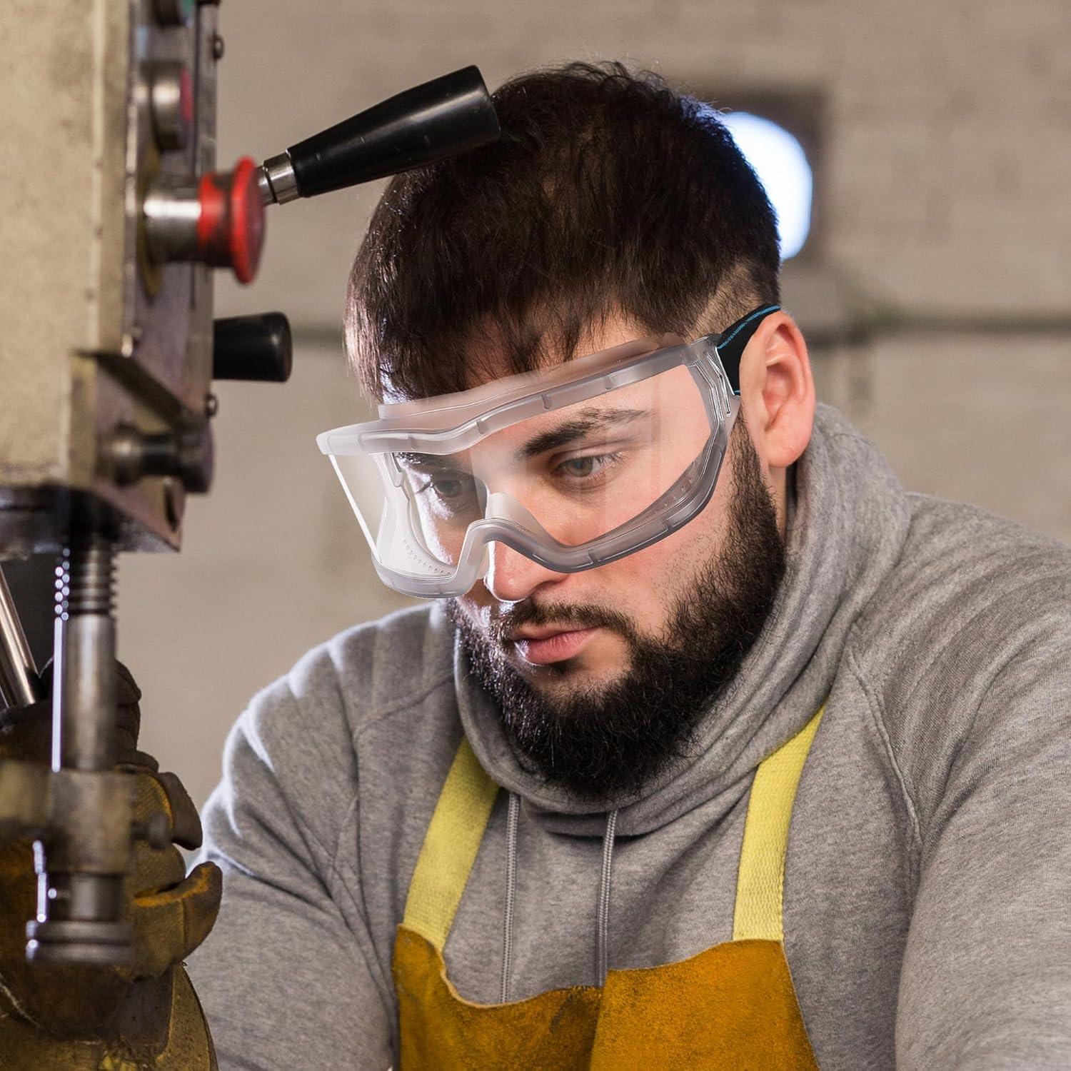 Gafas de Seguridad MOVNUOCA NFYC-010 Anti-Vaho y Salpicaduras