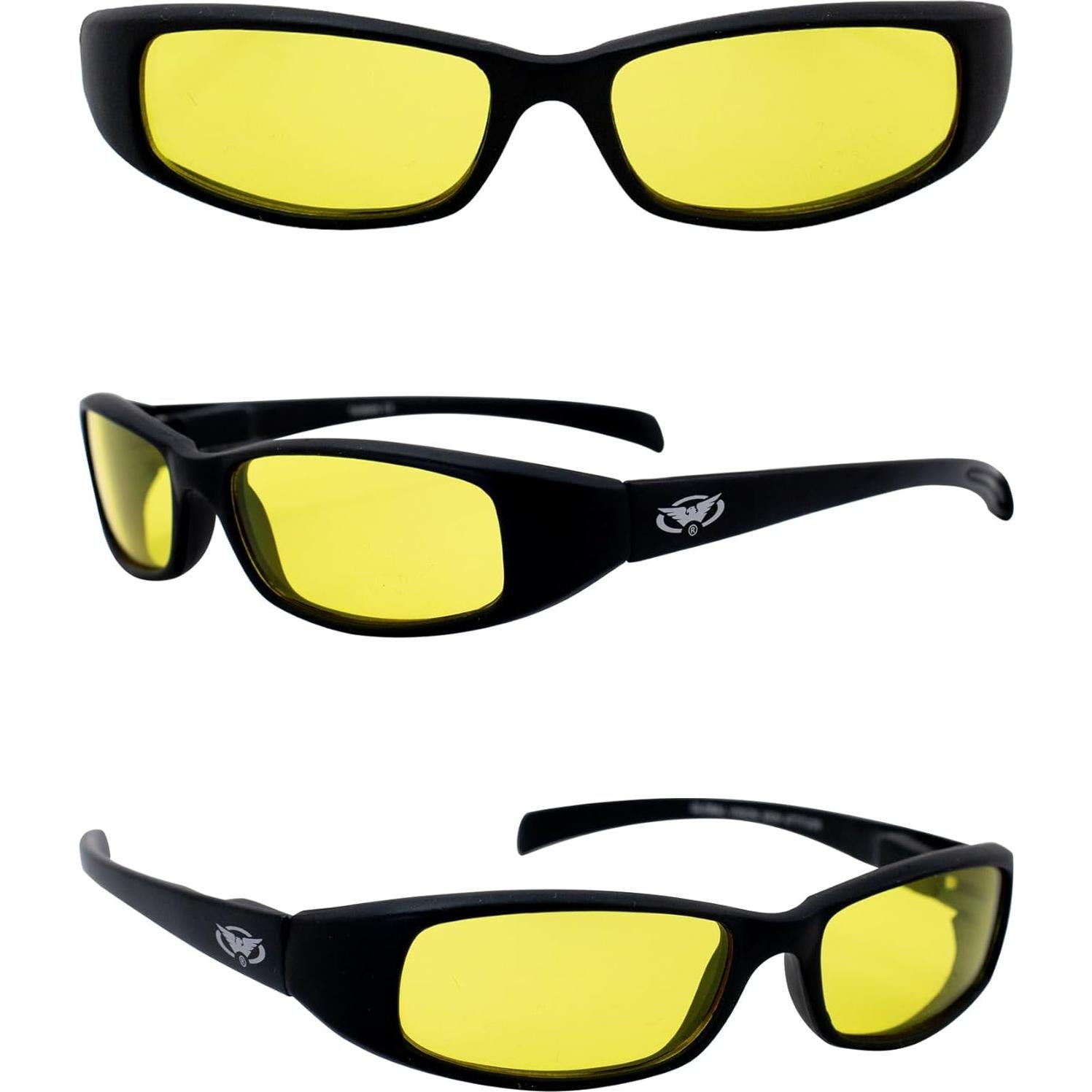 Gafas de Motocicleta Global Vision New Attitude Lentes Amarillos