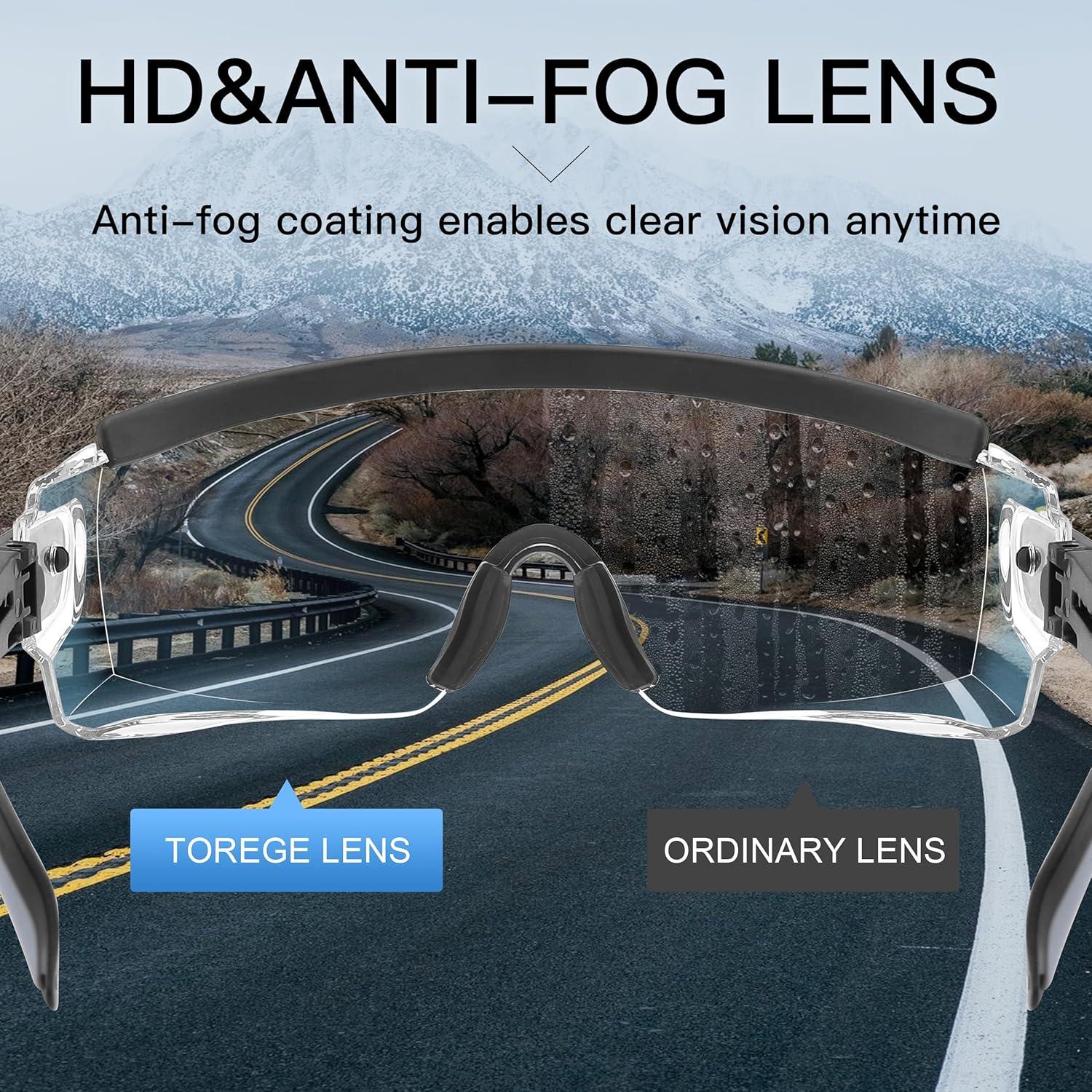 Gafas de Seguridad Antiempañante Ajustables para Sobre Gafas