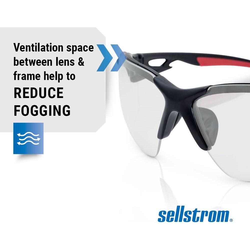 Gafas de Seguridad Sellstrom S72302, Antiempañante, UV 99%