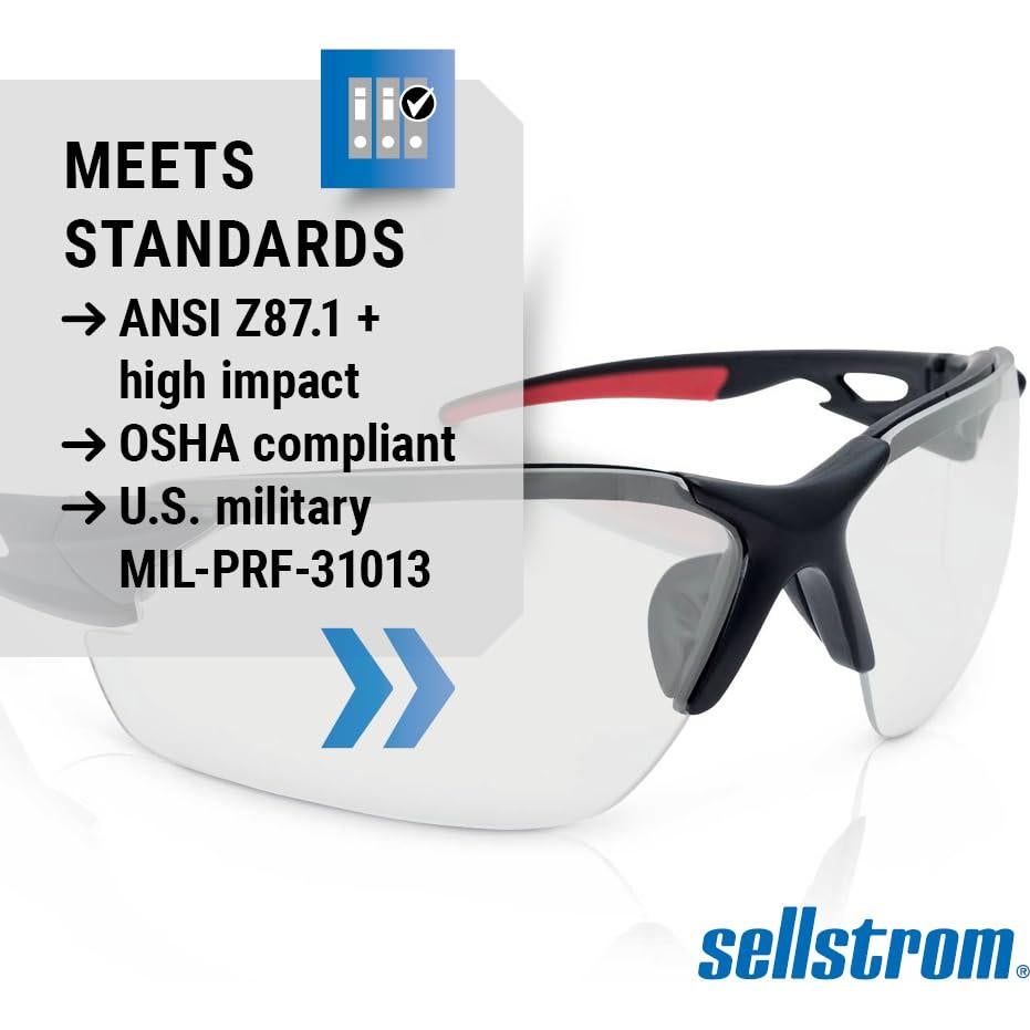 Gafas de Seguridad Sellstrom S72302, Antiempañante, UV 99%
