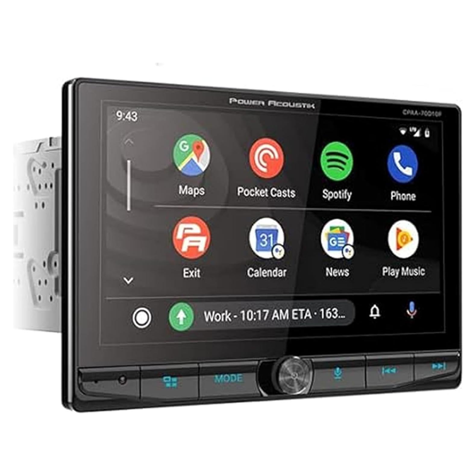 Estéreo de Coche Power Acoustik CPAA-70D10F Doble DIN 10.6"