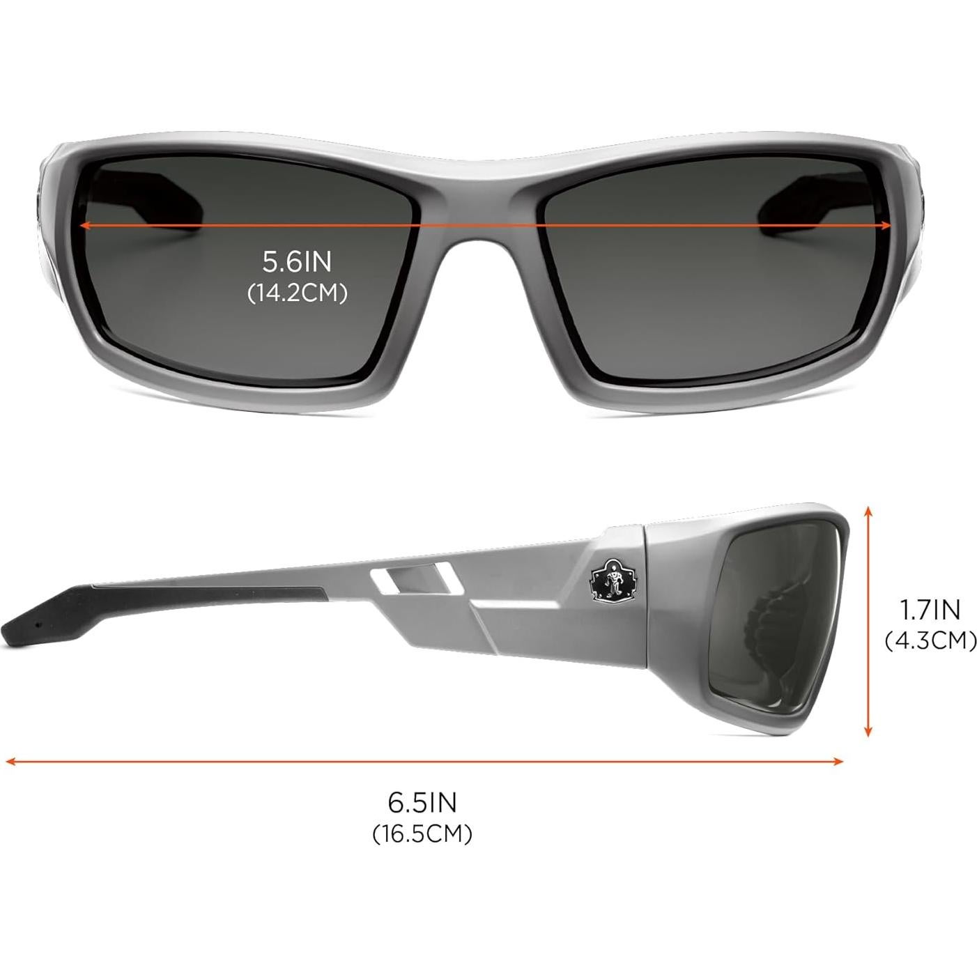 Gafas de Seguridad Ergodyne Odin, Lente Ahumado UV
