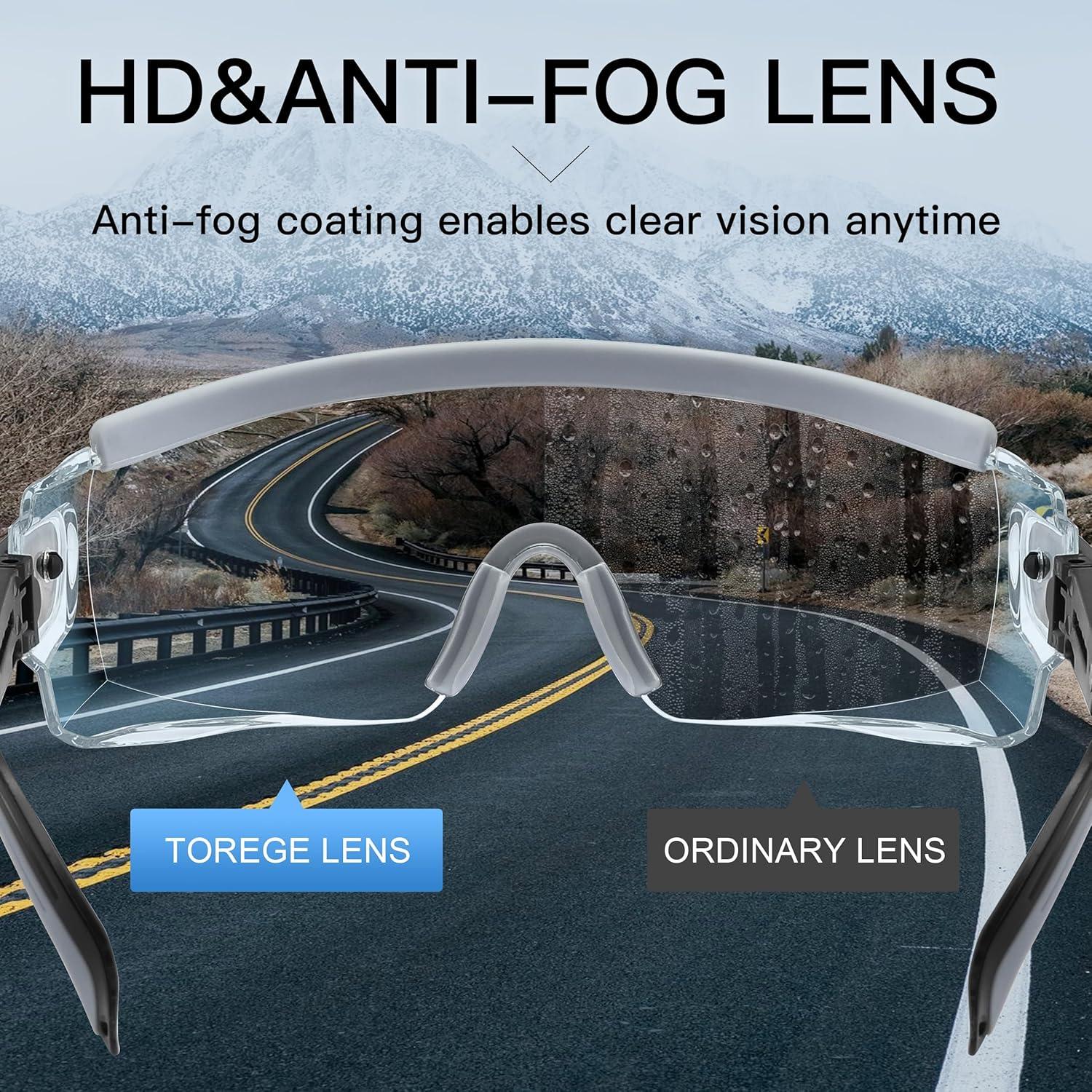 Gafas de Seguridad Antiempañante Ajustables Gris