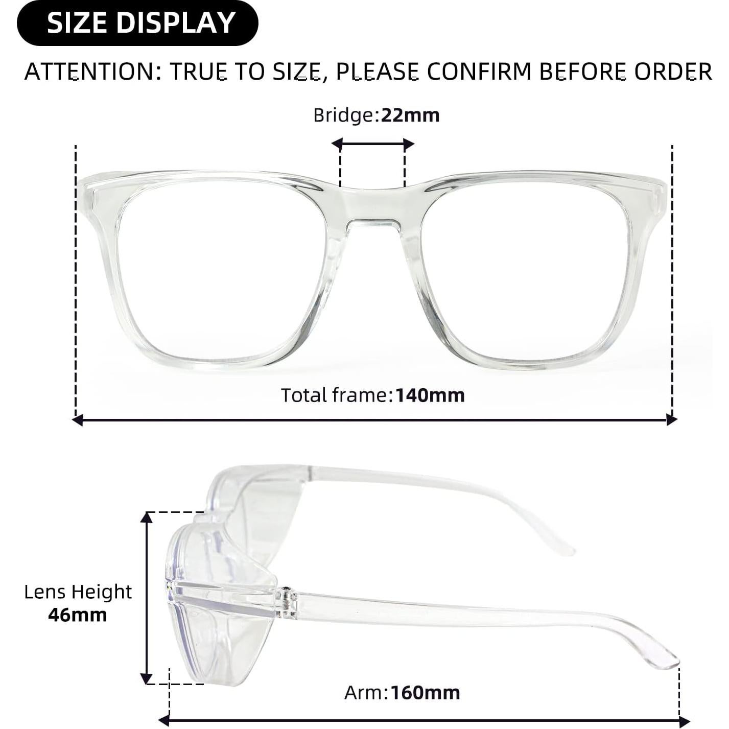 Gafas de Seguridad JING LEI Antivaho UV400 Rosa