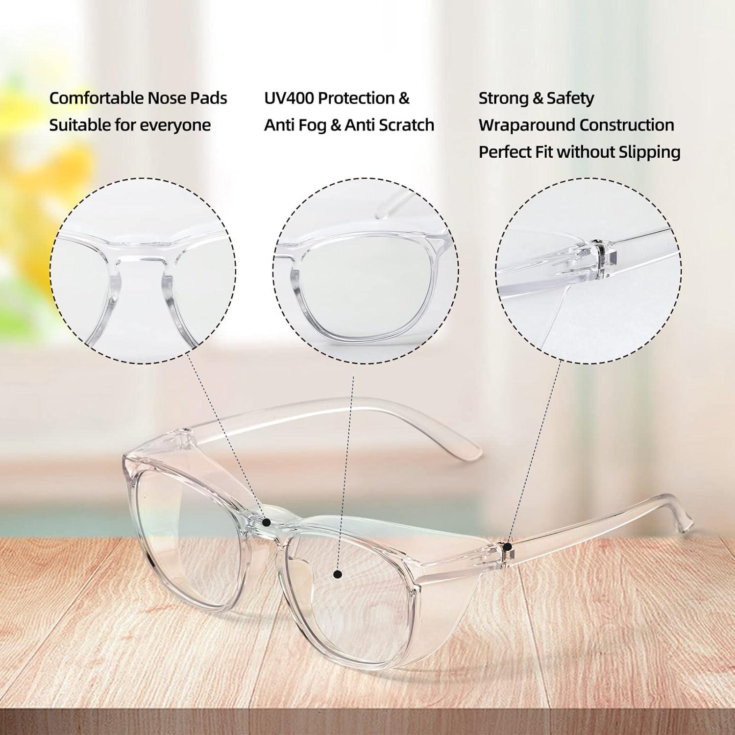 Gafas de Seguridad JING LEI Antivaho UV400 Rosa