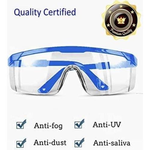 Gafas de Seguridad Mozeeda 5 Piezas Antiniebla y Arañazos