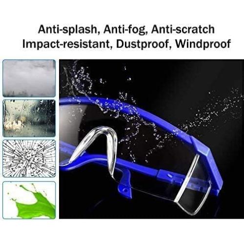 Gafas de Seguridad Mozeeda 5 Piezas Antiniebla y Arañazos