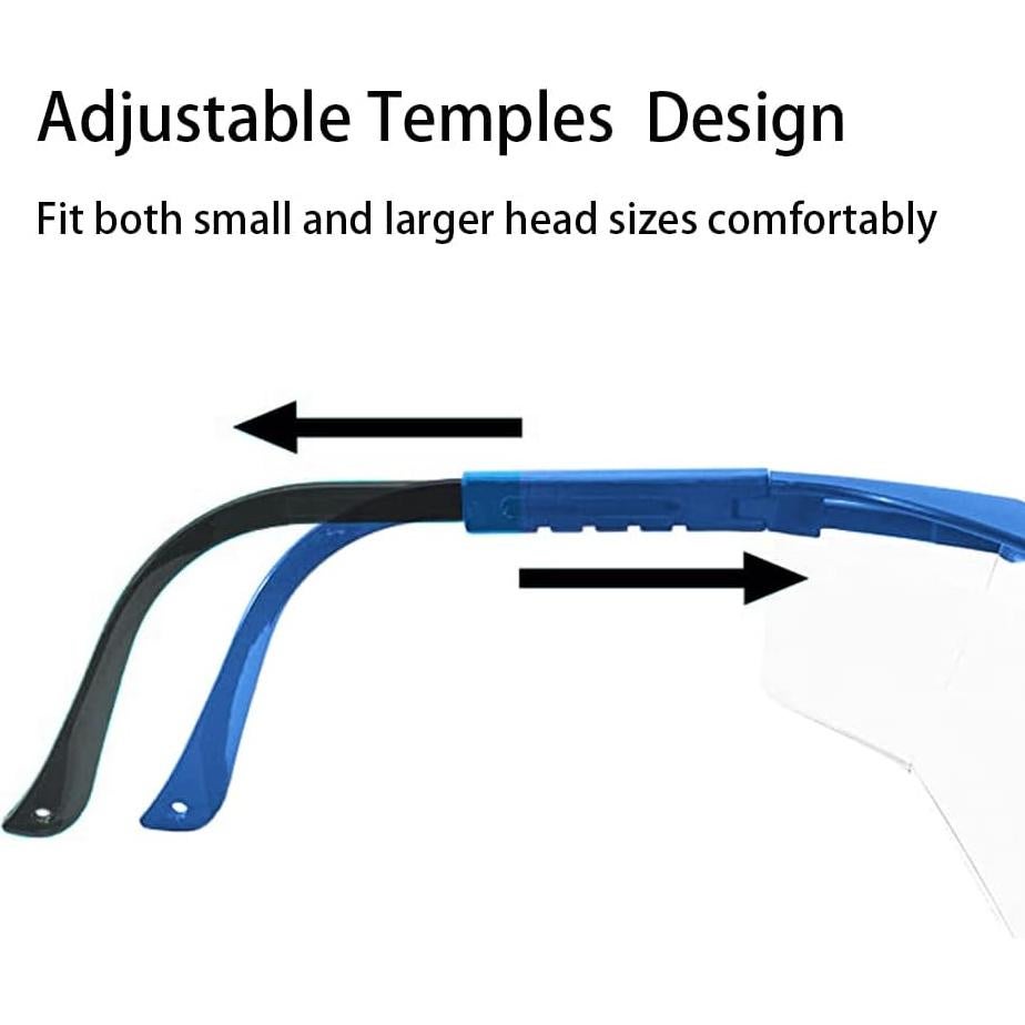 Gafas de Seguridad Mozeeda 5 Piezas Antiniebla y Arañazos