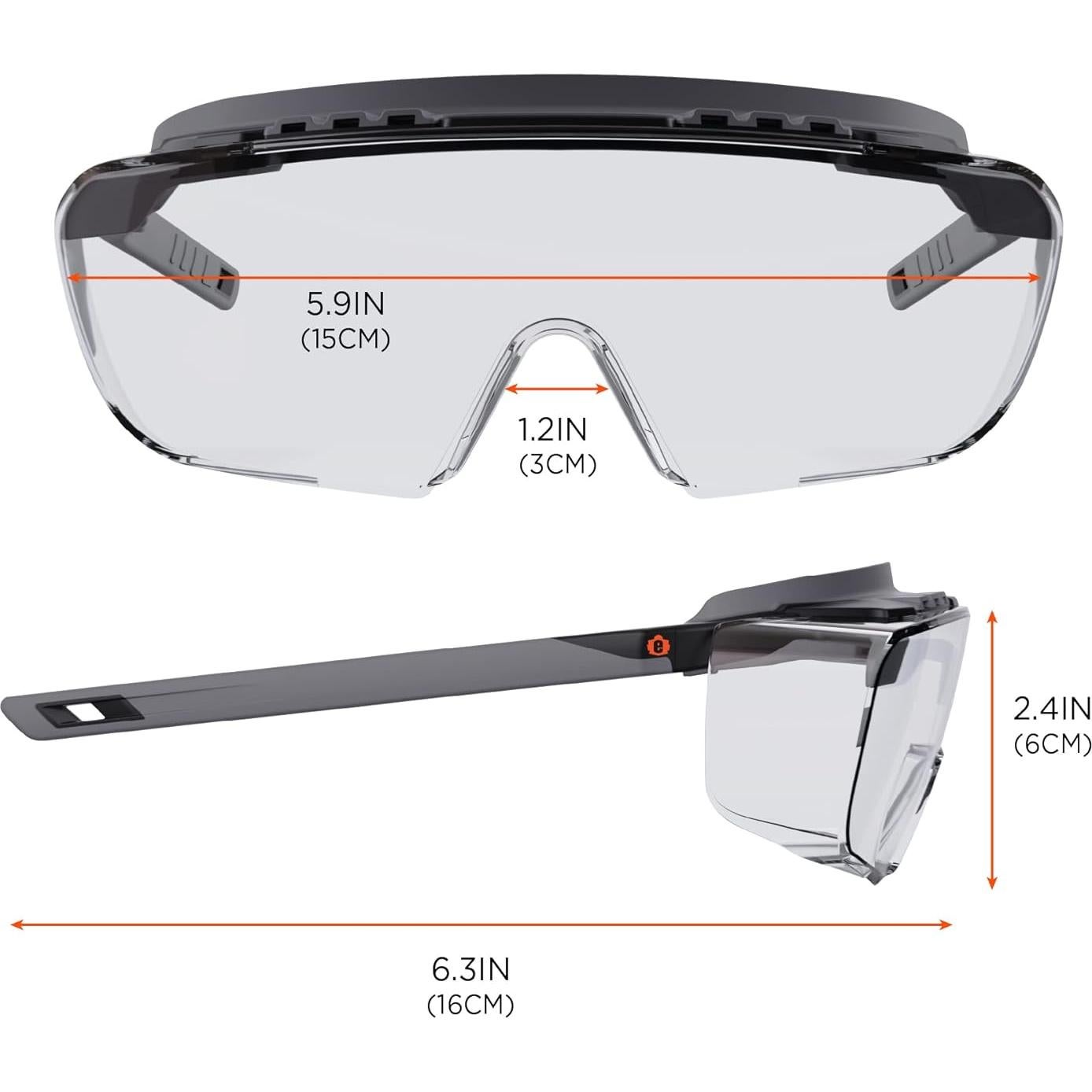 Gafas de Seguridad Ergodyne Skullerz OSMIN OTG Lente Claro
