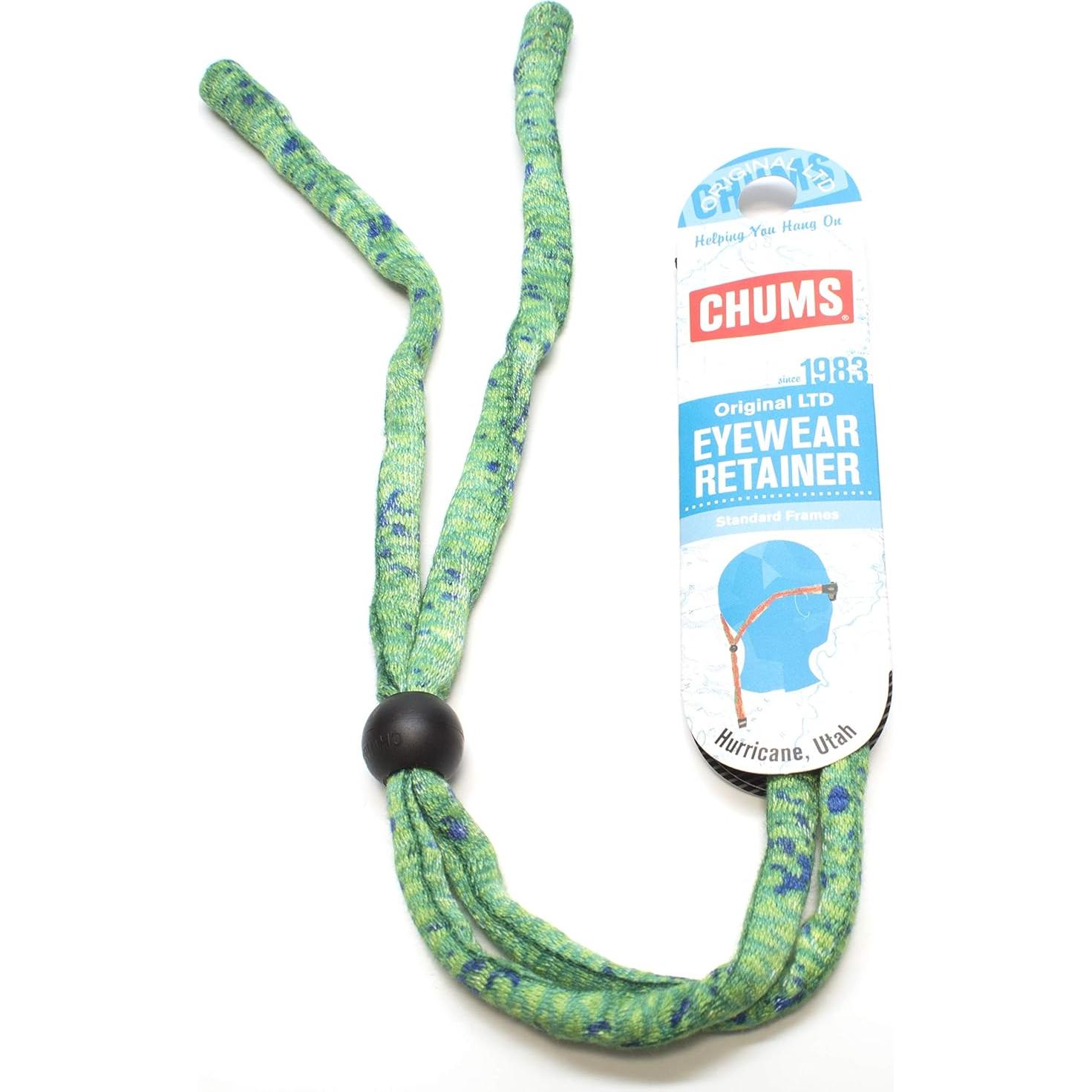 Retenedor de Gafas Chums Aquaflage Verde Dorado - Unisex