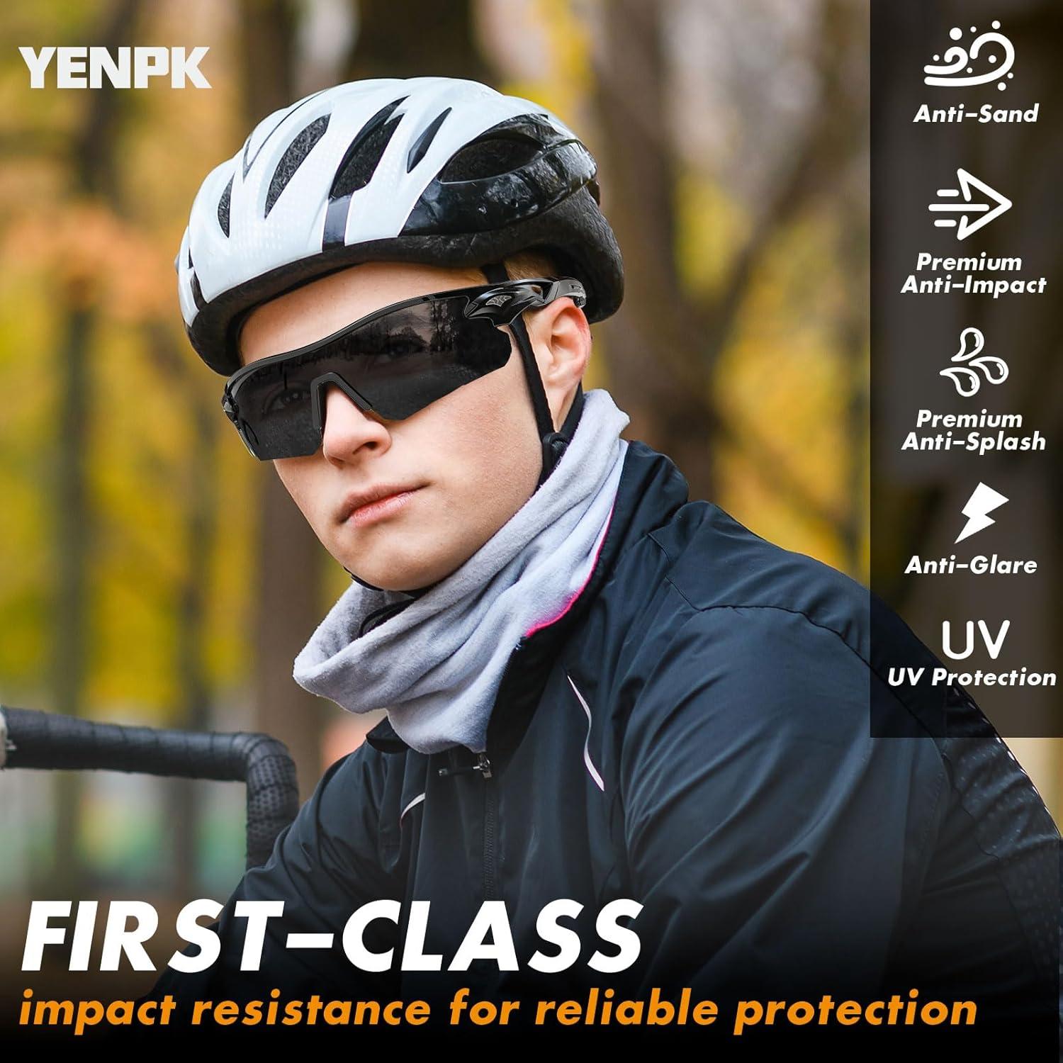 Paquete de 12 Gafas de Seguridad YENPK Z87.1 UV Anti-Rayas