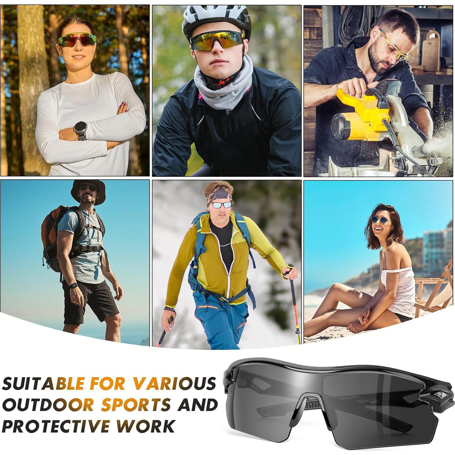 Paquete de 12 Gafas de Seguridad YENPK Z87.1 UV Anti-Rayas