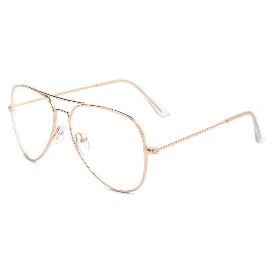 Gafas de Aviador Outray Metal Transparente para Hombres y Mujeres