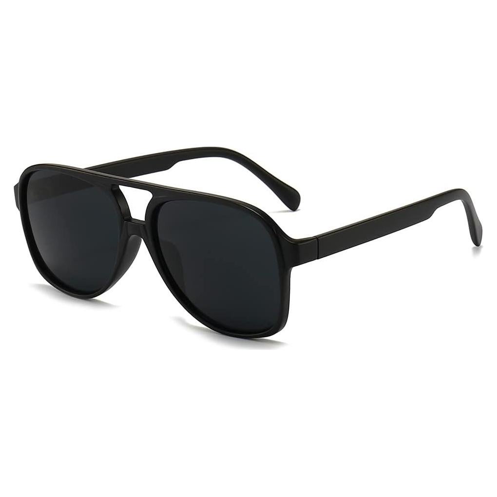Gafas de sol aviador retro UV400 para unisex - Amarillas
