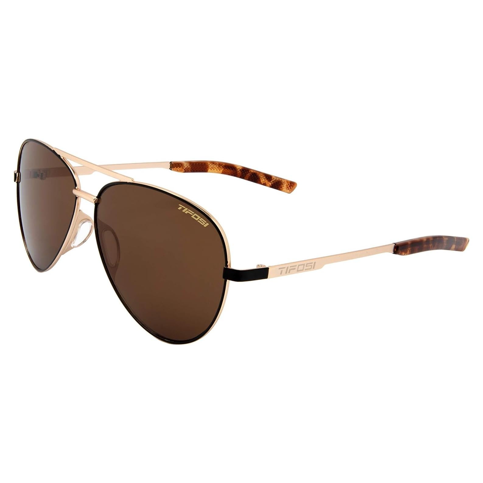 Gafas de sol Tifosi Aviator Oro Medianoche Lente Marrón