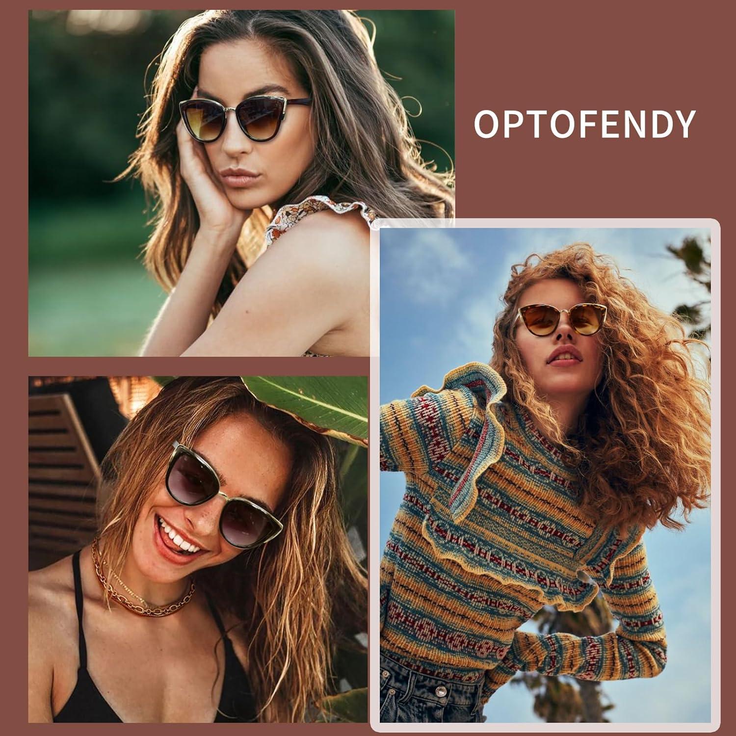 Gafas de sol estilo gato OPTOFENDY con protección UV
