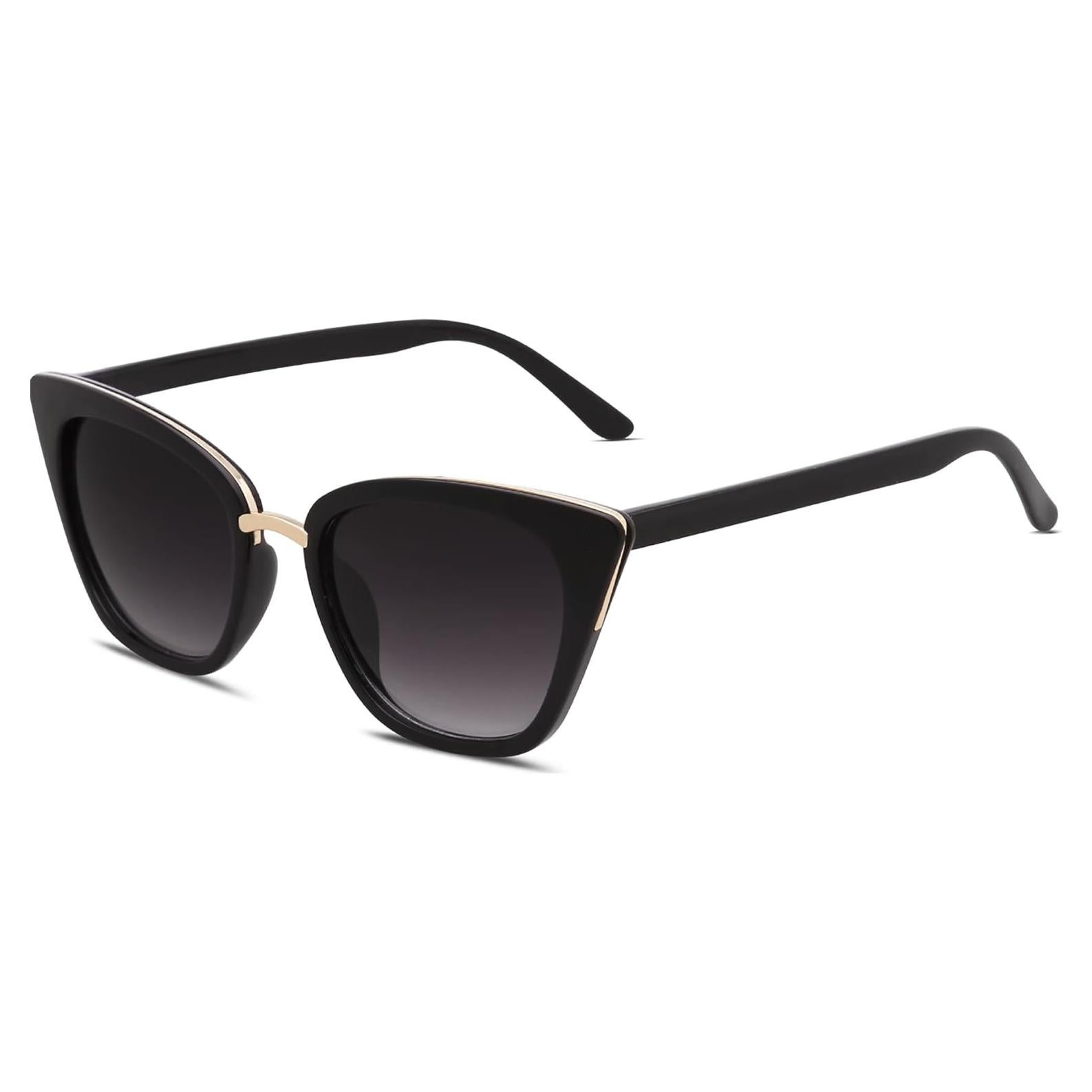 Gafas de sol SojoS SJ2052 ojo de gato UV400 negras