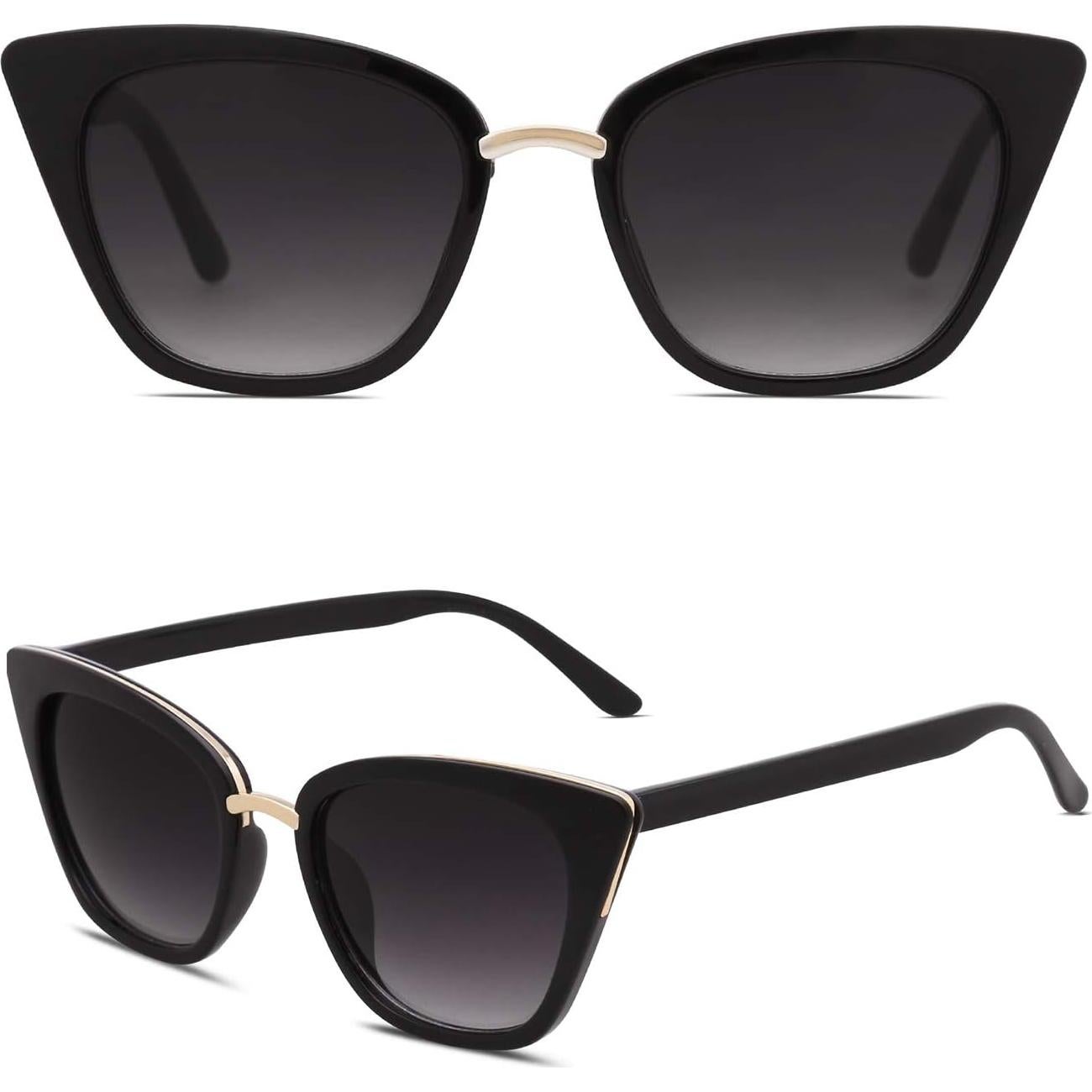 Gafas de sol SojoS SJ2052 ojo de gato UV400 negras