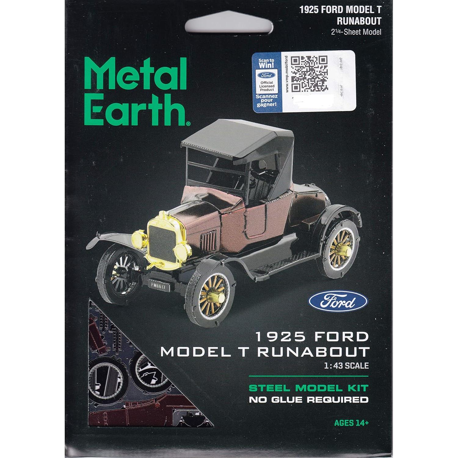 Kit de Modelo 3D Metal Earth Ford Model T 1925 - Fascinations