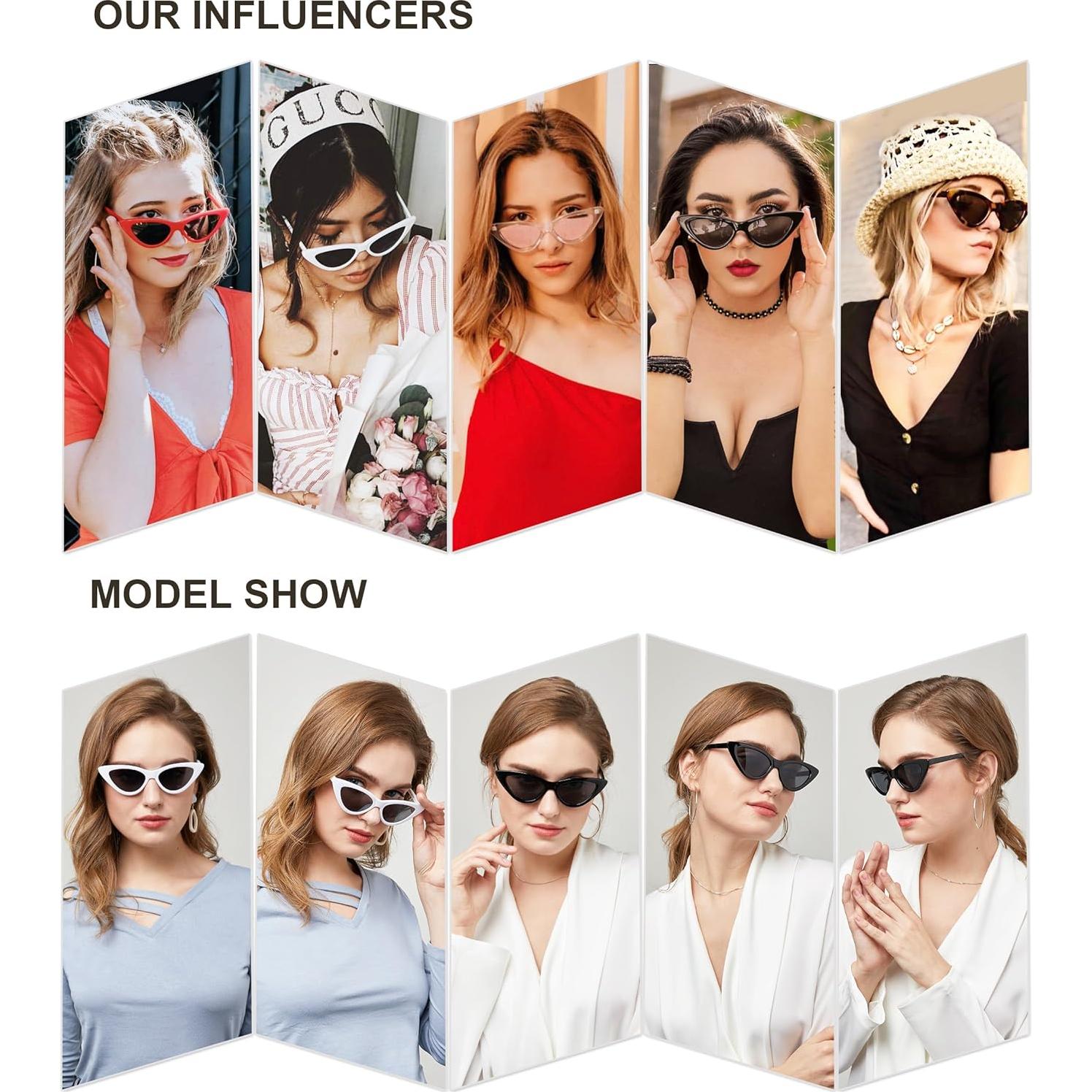 Gafas de sol SOJOS ojo de gato UV400 para mujeres